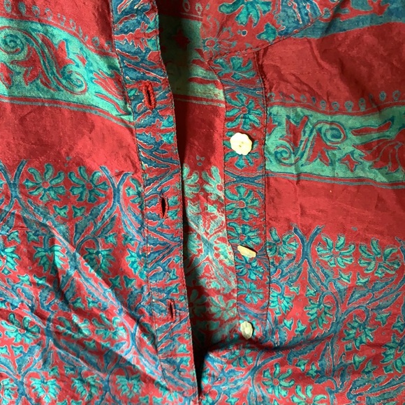 Rich and beautiful silk kurti. By designer Anupamaa. Best fits size S. - Picture 8 of 12